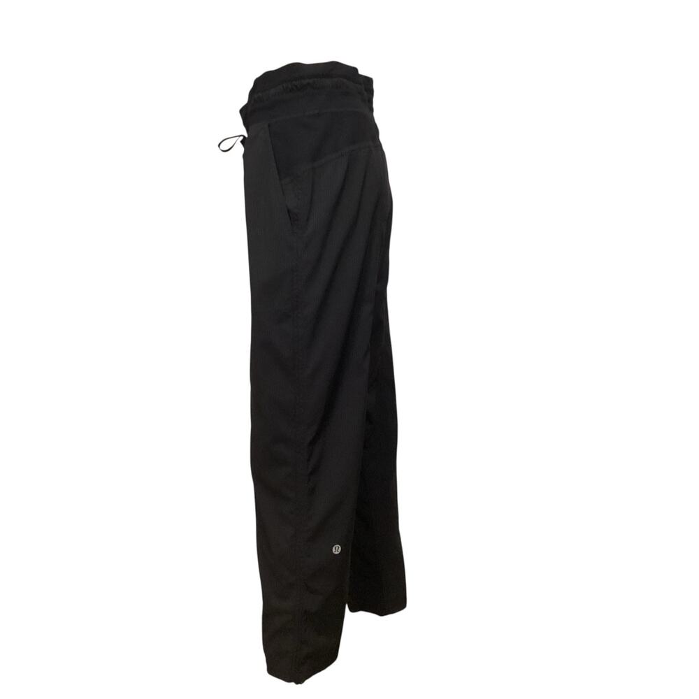 Lululemon Black Dance Studio Pant Drawstring Cinch Hem Lightweight Activewear 8 - Picture 2 of 7